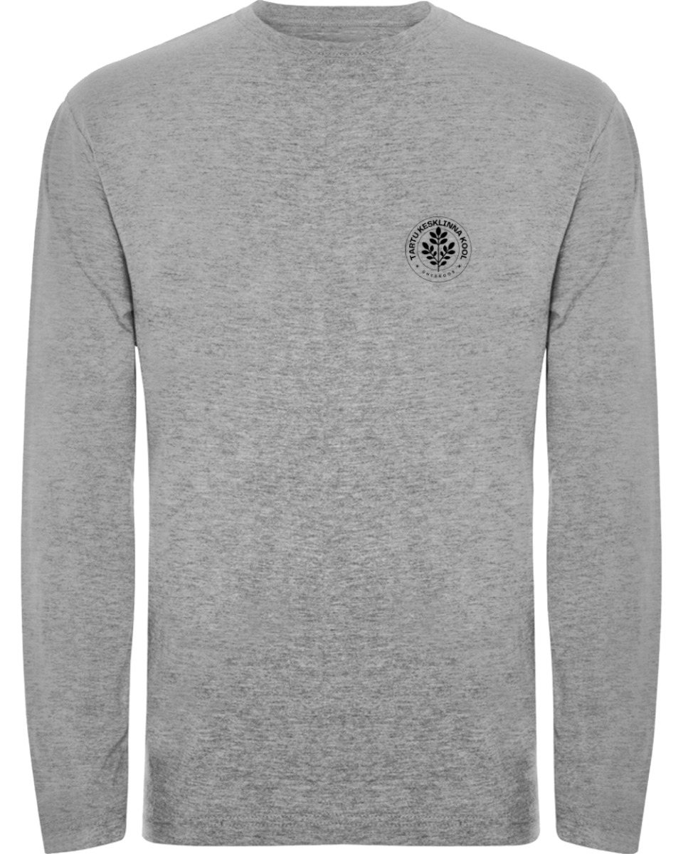 Unisex pikkade varrukatega särk, hall