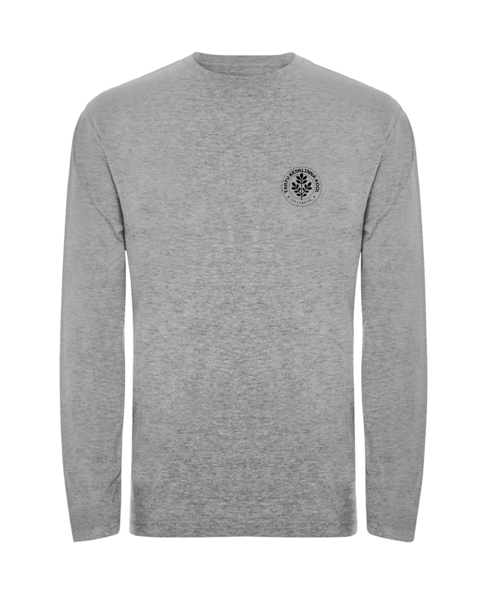 Laste pikkade varrukatega särk, hall