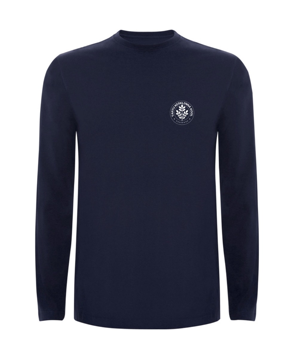 Laste pikkade varrukatega särk, tumesinine