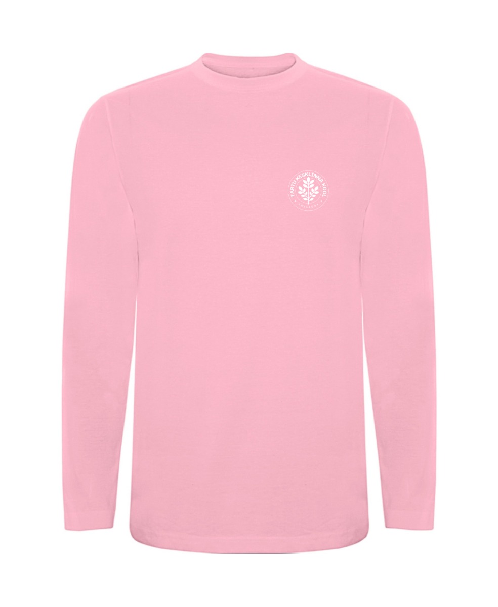 Laste pikkade varrukatega särk, roosa