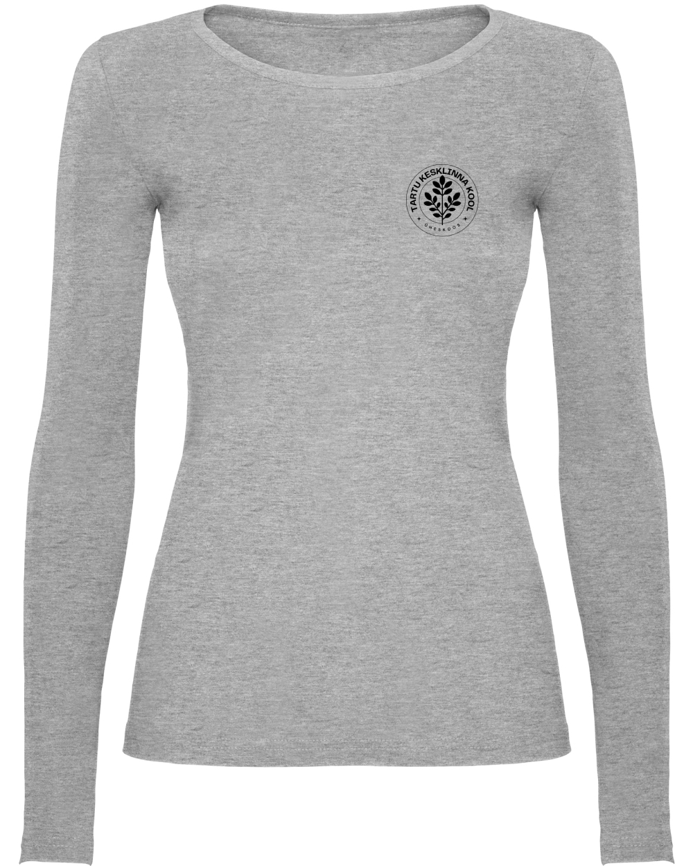 Naiste pikkade varrukatega särk, hall