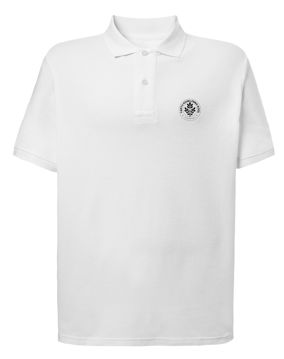 Meeste polosärk, valge