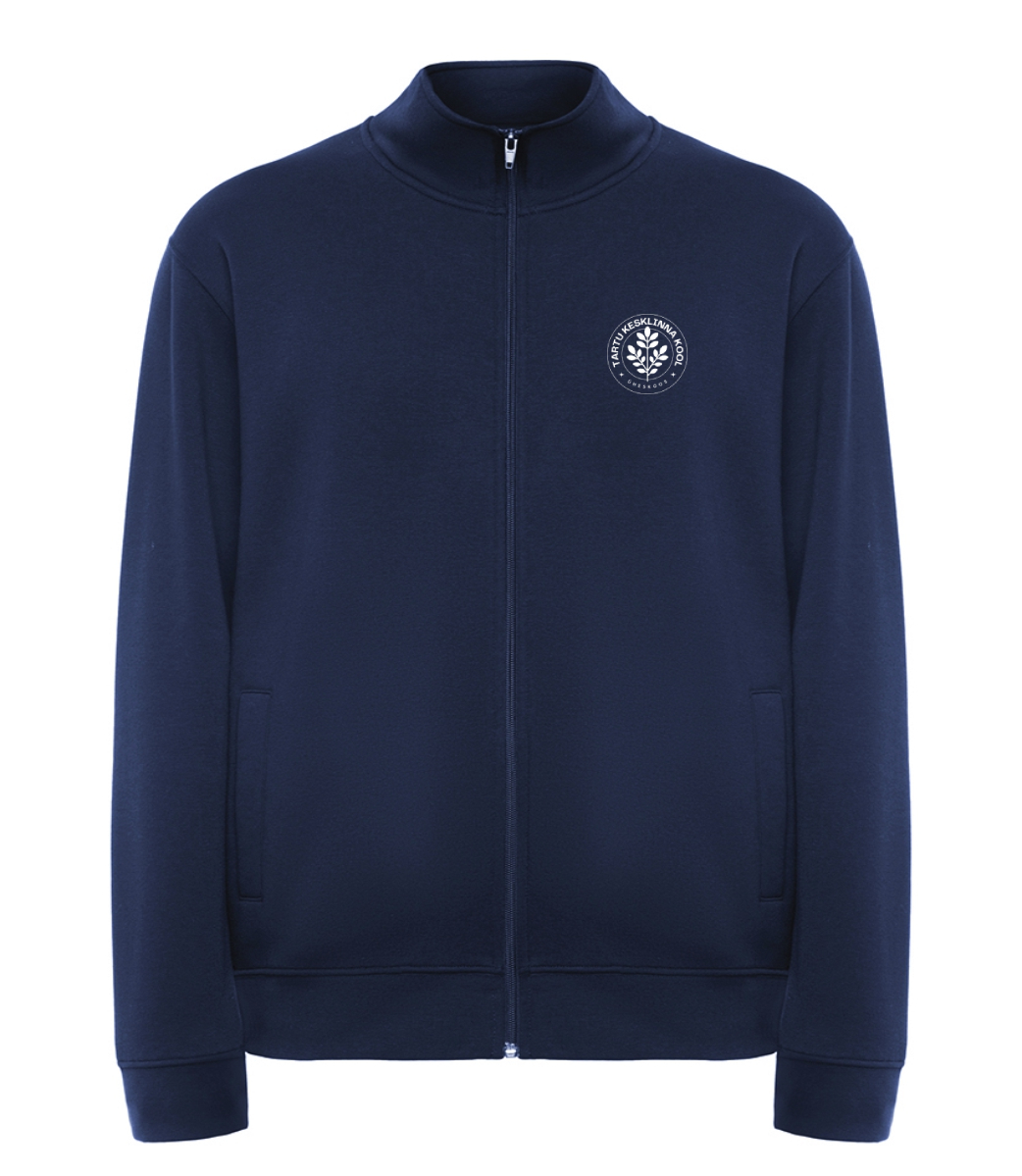 Laste lukuga jakk, tumesinine 